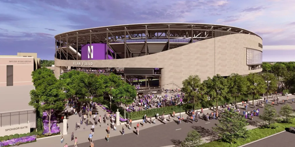 College football stadium illustrating new athletic department revenue opportunities